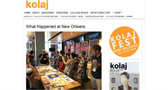 Desktop Screenshot of kolajmagazine.com